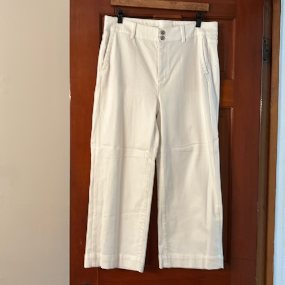 Talbots High Waist Wide Crop Pants